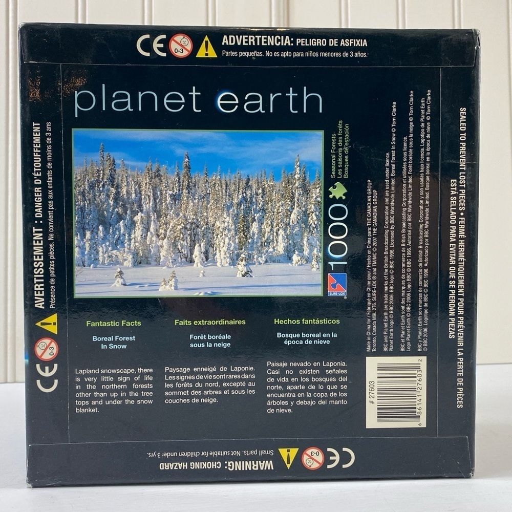 NEW Planet Earth BBC 1000 Sure Lox Pieces Puzzle New Sealed‎ - Picture 5 of 7